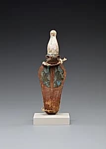 Uraeus in white crown by Unknown Artist