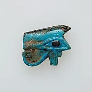 Wedjat eye amulet by Unknown Artist