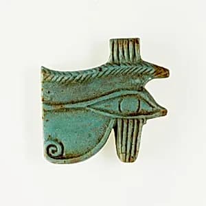 Wedjat eye amulet by Unknown Artist
