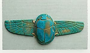 Winged Scarab by Unknown Artist