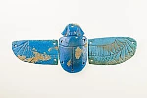 Winged Scarab amulet by Unknown Artist