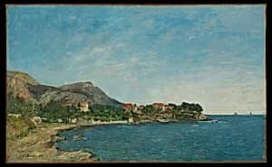 Beaulieu: The Bay of Fourmis by Eugène Boudin