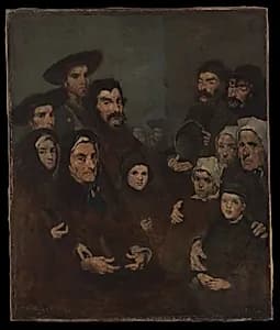 Breton Fishermen and Their Families by Théodule-Augustin Ribot