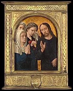 Christ Taking Leave of His Mother by Gerard David