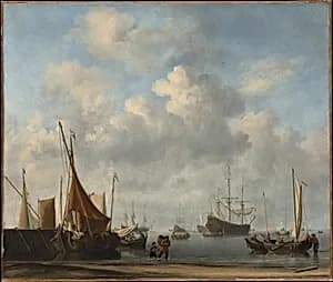 Entrance to a Dutch Port by Willem van de Velde II