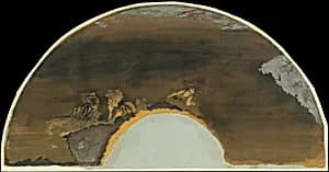 Fan Mount: Dancers by Edgar Degas