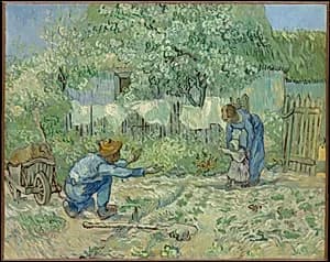 First Steps, after Millet