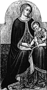 Madonna and Child with Saints by Priamo della Quercia (Priamo del Pietro)