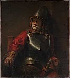 Man in Armor (Mars?) by Rembrandt