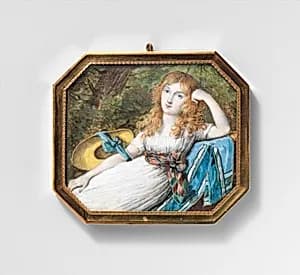 Portrait of a Young Woman by Jean Antoine Laurent