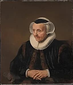 Portrait of an Old Woman by Jacob Backer