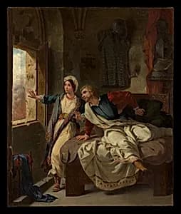 Rebecca and the Wounded Ivanhoe