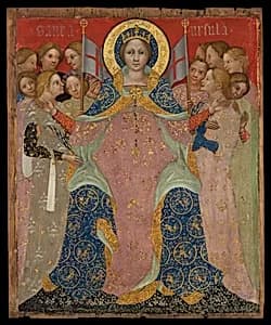 Saint Ursula and Her Maidens by Niccolò di Pietro