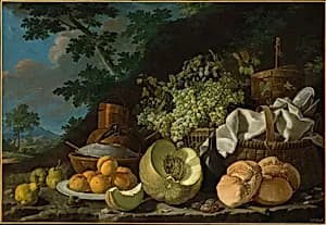 The Afternoon Meal (La Merienda) by Luis Meléndez