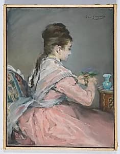 The Bouquet of Violets by Eva Gonzalès