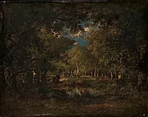 The Forest of Fontainebleau by Narcisse-Virgile Diaz de la Peña