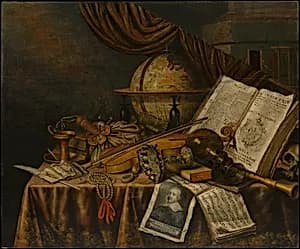 Vanitas Still Life by Edwaert Collier