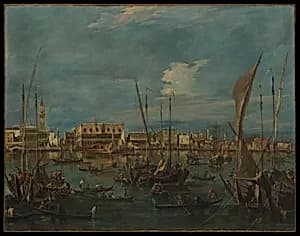 Venice from the Bacino di San Marco by Francesco Guardi
