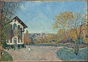 View of Marly-le-Roi from Coeur-Volant by Alfred Sisley