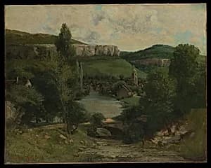 View of Ornans by Gustave Courbet