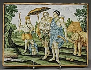 Africa (part of a set) by Castelli|Charles Le Brun|Frederick de Wit