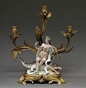 America (one of a pair) by Johann Friedrich Eberlein|Meissen Manufactory|Peter Reinicke|Johann Joachim Kändler