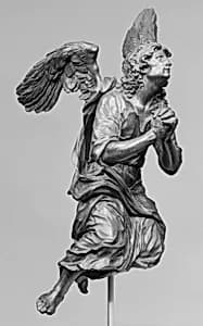 Angel (one of a pair) by Hendrik-Frans Verbruggen
