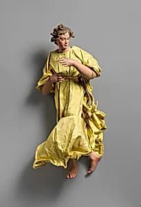Angel with yellow dress by Unknown Artist
