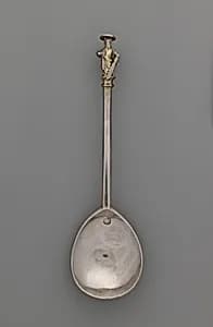 Apostle spoon: St. Simon Zelotes by William Cawdell