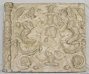 Architectural ornament panel by Unknown Artist