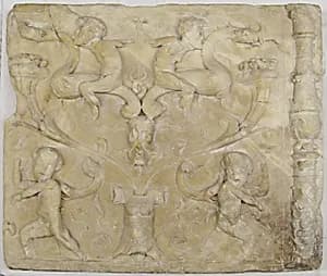 Architectural ornament panel by Unknown Artist