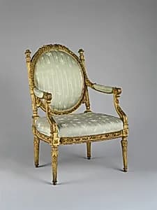 Armchair (Fauteuil à la reine) by Georges Jacob