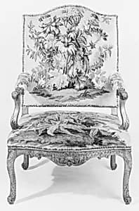Armchair (one of a pair) by Savonnerie Manufactory