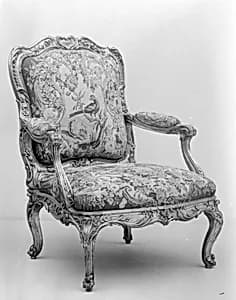 Armchair (part of a set) by Nicolas-Quinibert Foliot|Beauvais|Jean-Baptiste Oudry