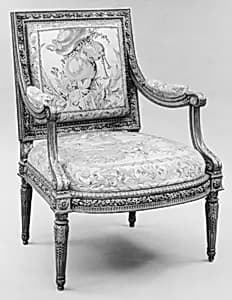 Armchair (part of a set) by Philippe de Lasalle|Carlhian