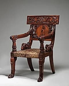 Armchair (part of a set) by Charles Dixwell