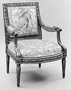 Armchair (part of a set) by Philippe de Lasalle|Carlhian