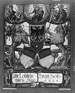 Armorial panel by Unknown Artist
