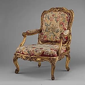 Armrest by Jean-Baptiste Oudry|Jean-Baptiste Oudry|Beauvais|André Charlemagne Charron