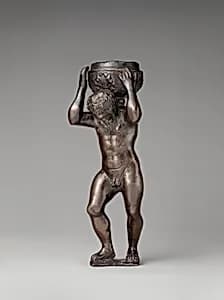 Atlas Supporting a Vessel by Severo Calzetta da Ravenna