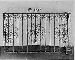 Balcony grille by Unknown Artist