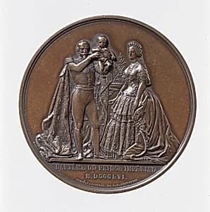 Baptism of the Prince Impérial by Armand-Auguste Caqué