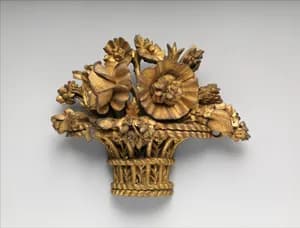 Basket of flowers by Unknown Artist