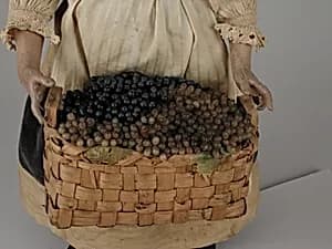Basket of grapes by Unknown Artist