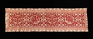 Bed curtain border by Unknown Artist