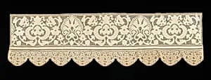 Bed curtain border by Unknown Artist