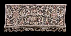Bed curtain border by Unknown Artist