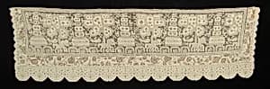 Bed curtain border by Unknown Artist