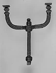 Bed leg (one of four) by Unknown Artist