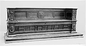 Bench (cassapanca) by Unknown Artist